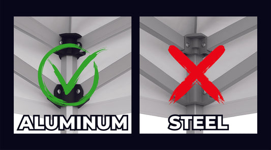 Aluminum vs. Steel Canopy Tents: What You Need to Know Before You Buy