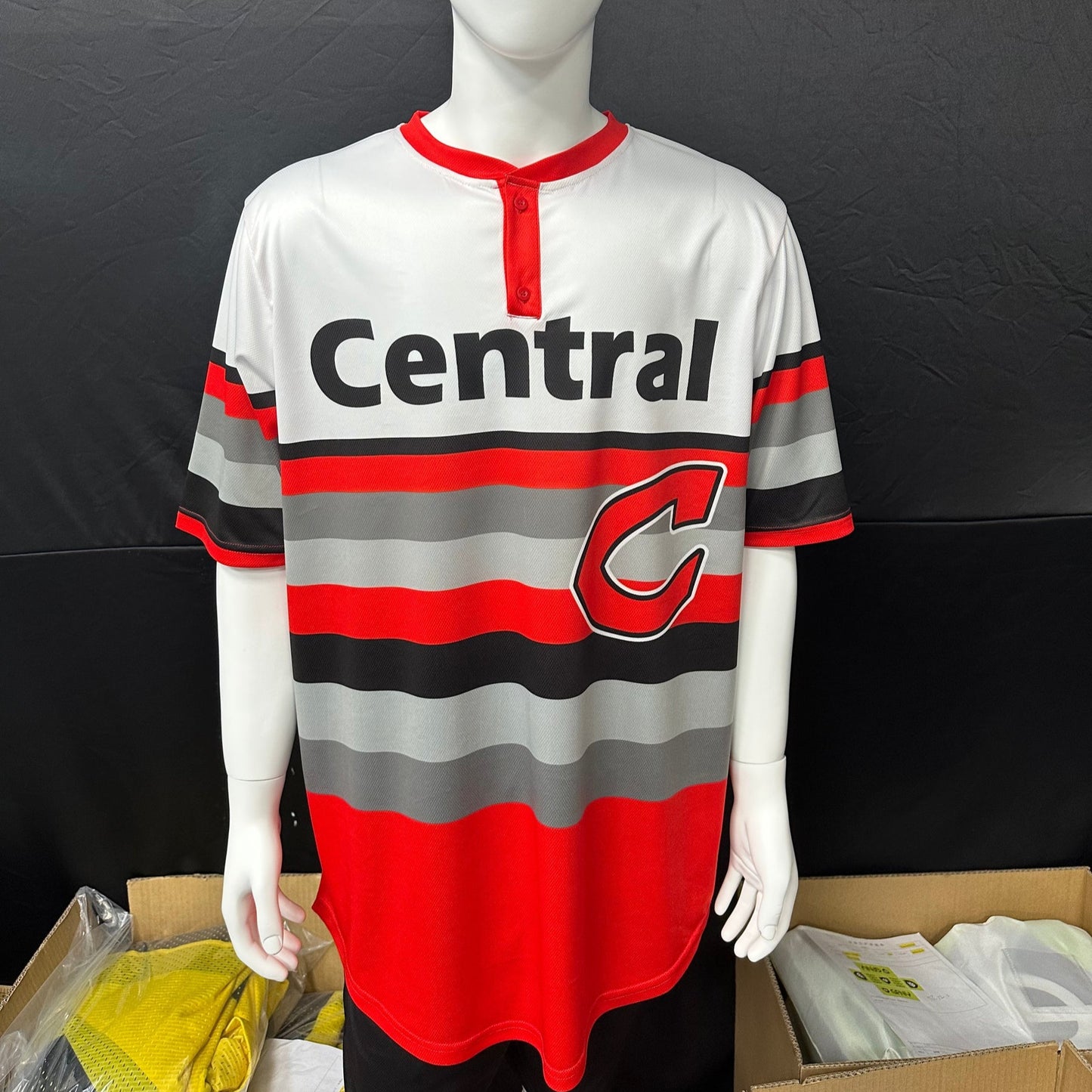 Custom Performance 2-Button Baseball Jersey