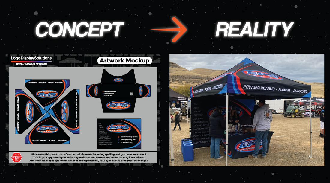 Concept to Reality: Custom Canopy Tent Brings Their Brand to Life