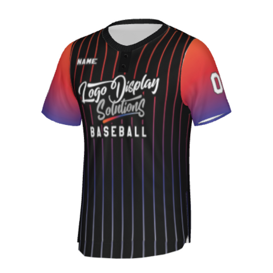 Custom Performance 2-Button Baseball Jersey
