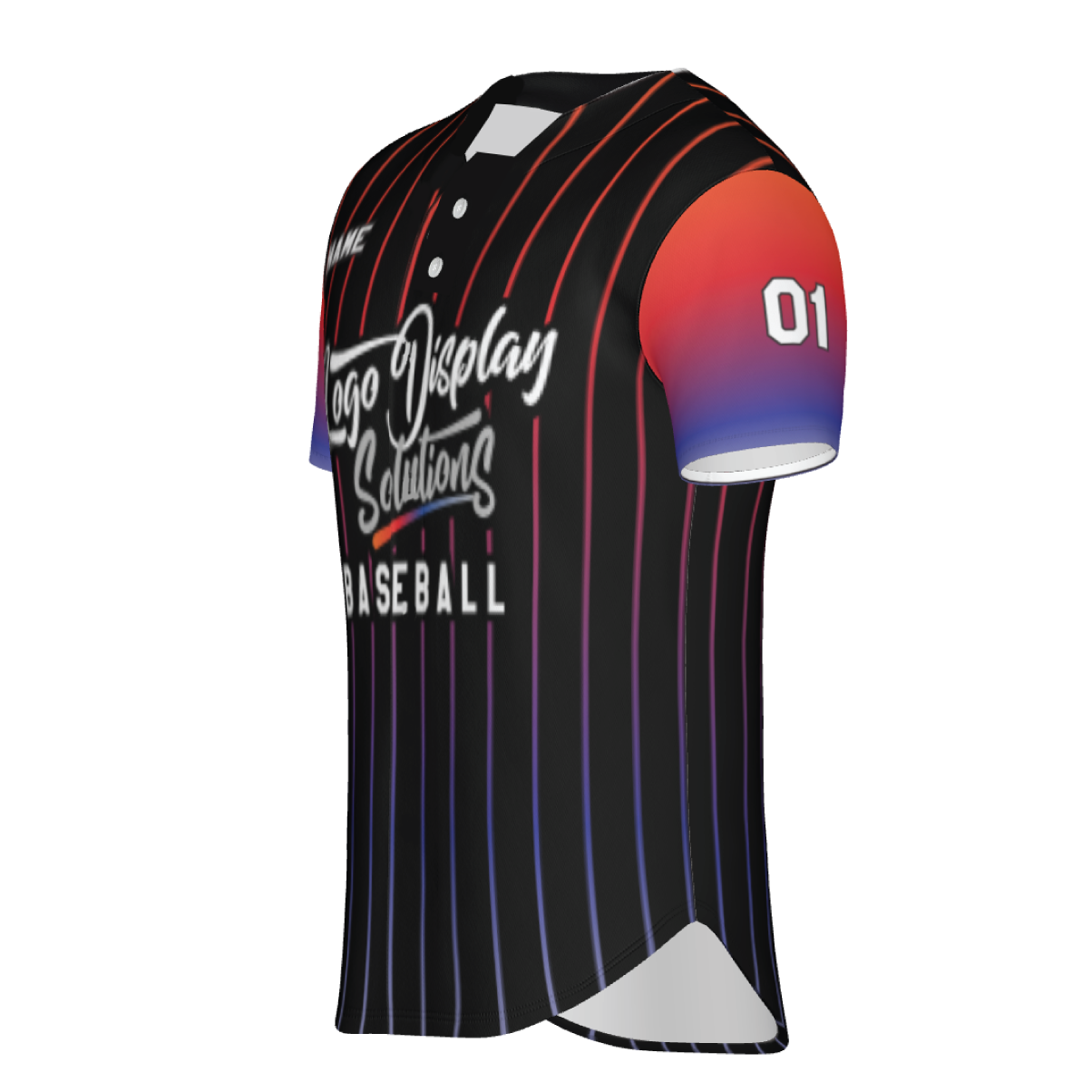Custom Performance 2-Button Baseball Jersey
